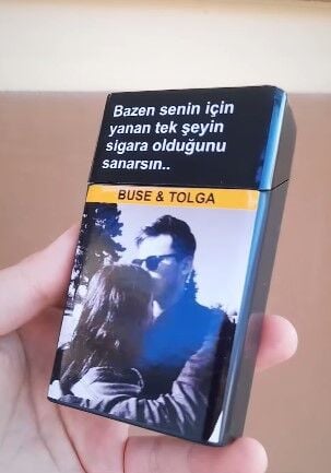 Kişiye Özel Kaplamalı Sigara Tabakası