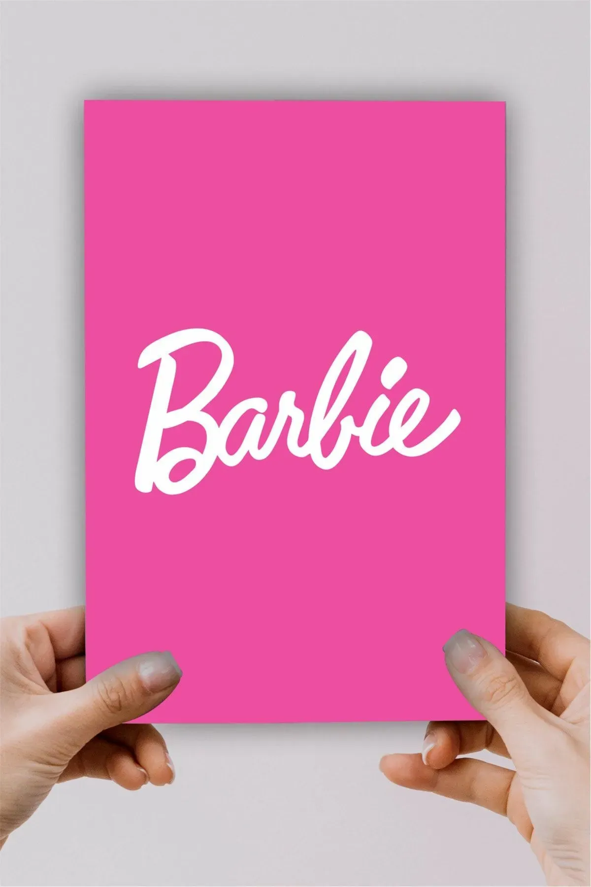 A5 Barbie Baskılı Pembe Defter