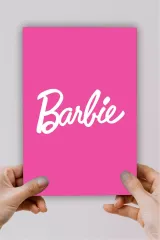A5 Barbie Baskılı Pembe Defter