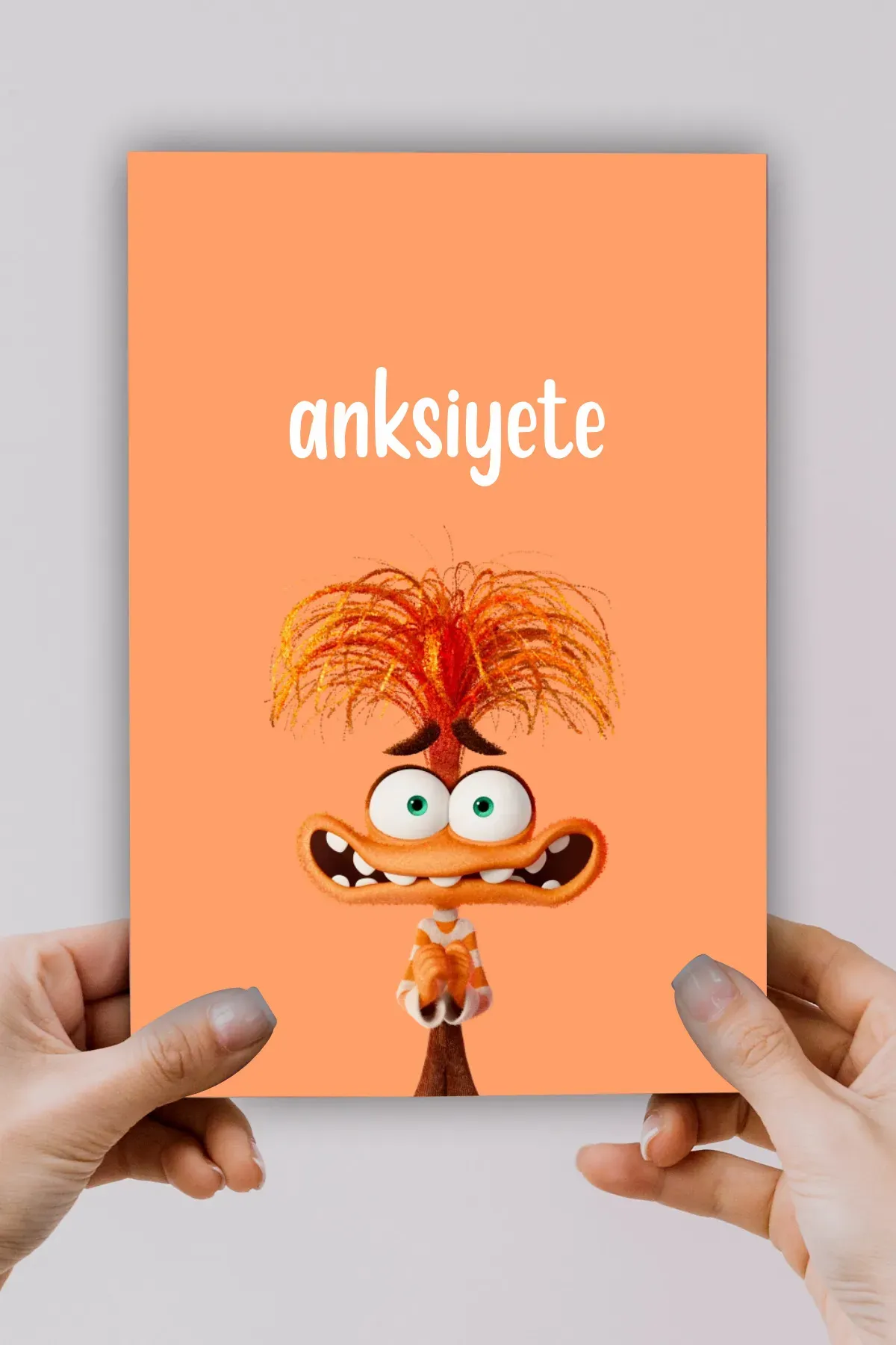 A5 Anksiyete Ters Yüz Baskılı Defter