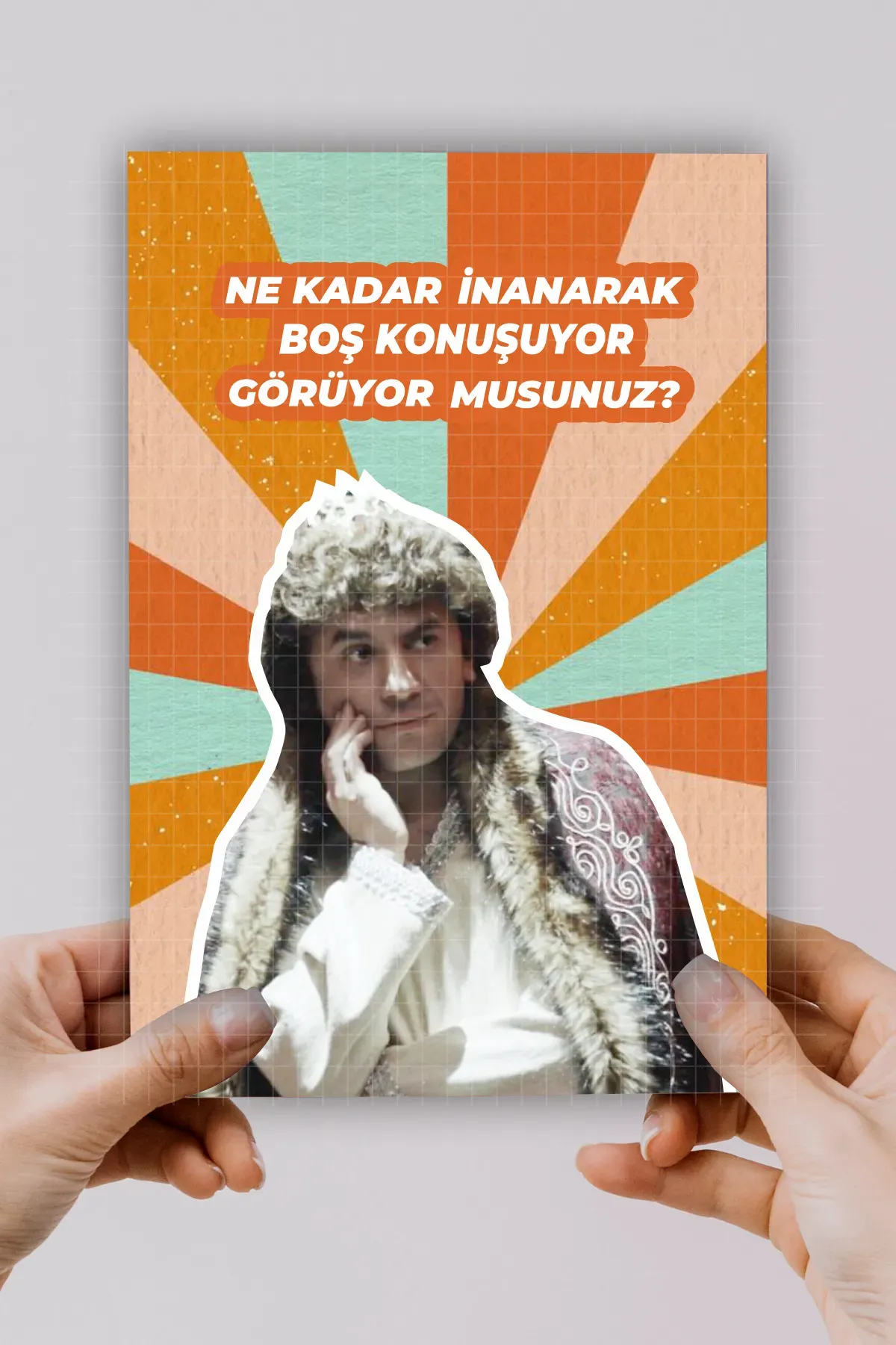 A5 Ne Kadar İnanarak Boş Konuşuyor Görüyor Musunuz Baskılı Defter