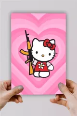 A5 Hello Kitty Dikşın Baskılı Defter