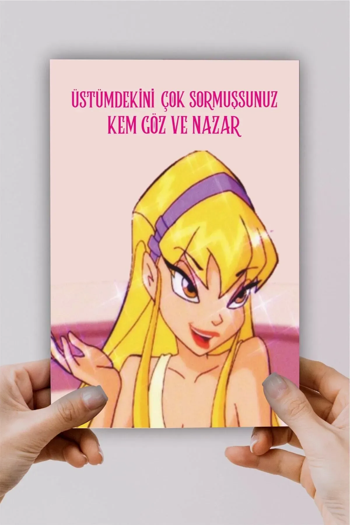 A5 Kem Göz ve Nazar Stella Baskılı Defter