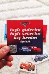 Arabalar Sally ve Mcqueen Çift Bileklik Hediye Seti