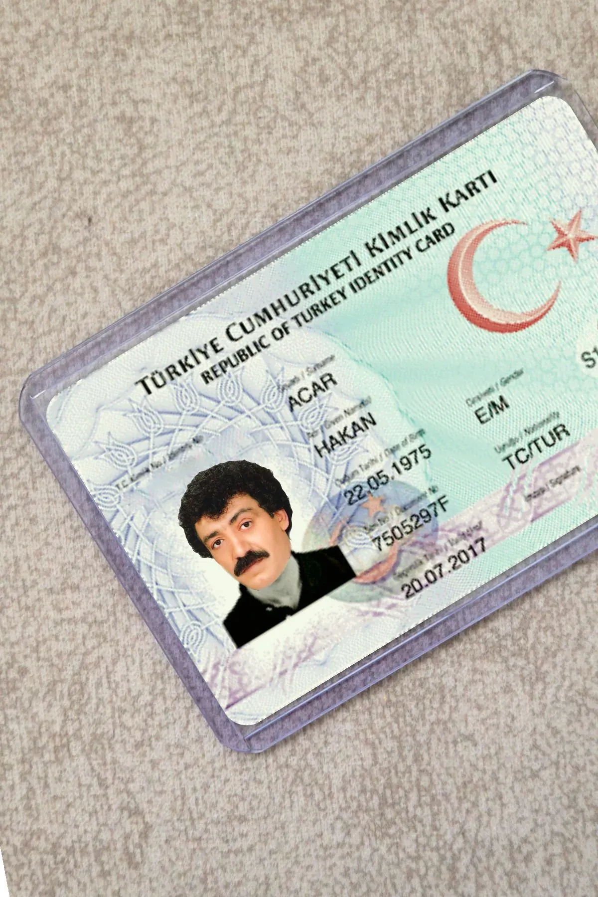 Müslüm Baba Şeffaf Kimlik Kılıfı - Ehliyet, Nufüs Cüzdanı, Okul Kartı, Akbil Kılıfı