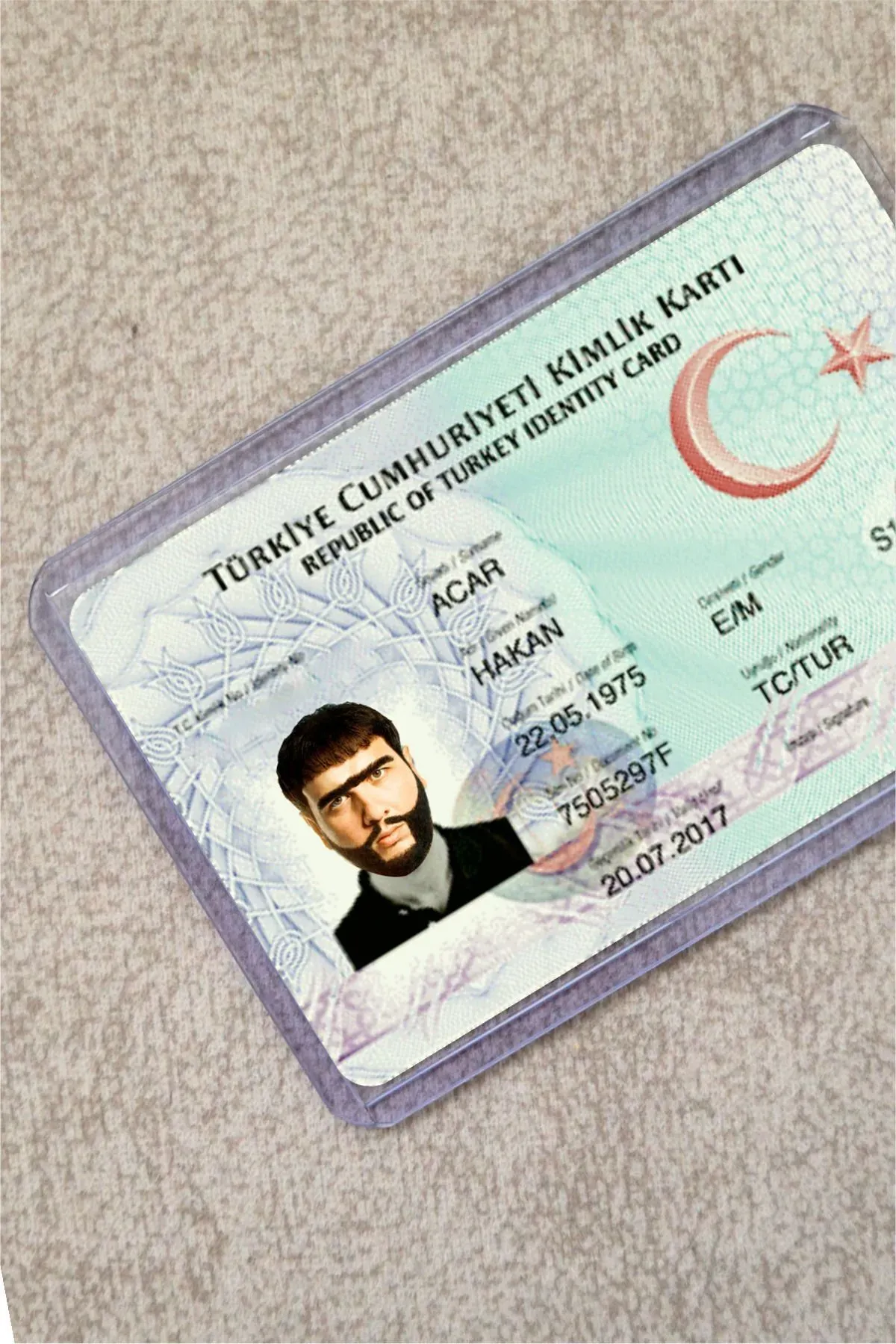 Recep Ivedik Şeffaf Kimlik Kılıfı - Ehliyet, Nufüs Cüzdanı, Okul Kartı, Akbil Kılıfı