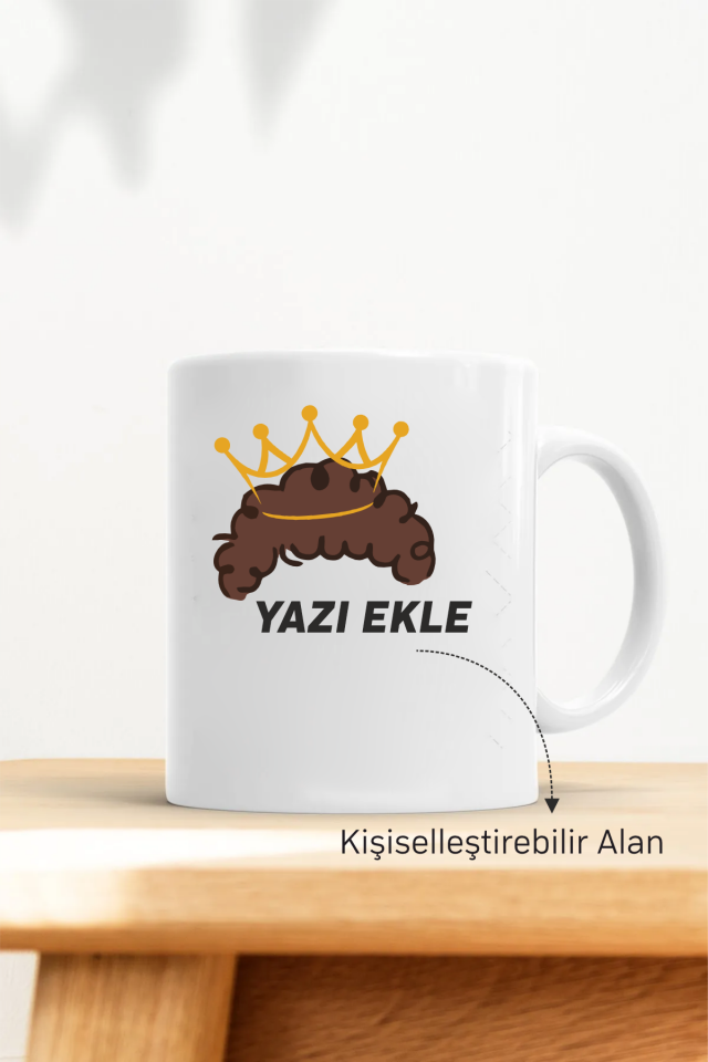 Prens Yazı Ekleme Kişiye Özel Kupa Bardak