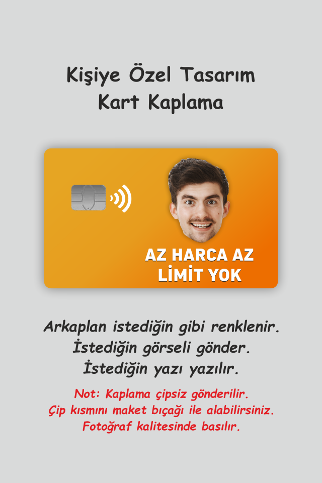 Kişiye Özel Baskılı Kart Kaplama Etiketi