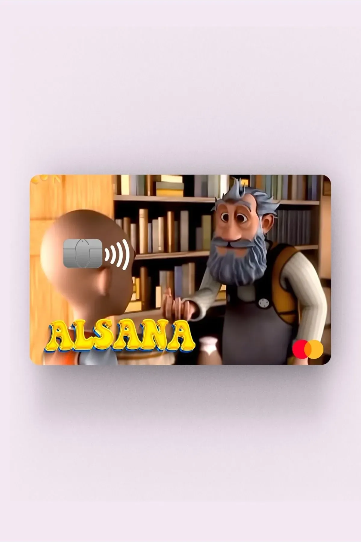 Alsana Bilgecan Dede Kart Kaplama Etiketi