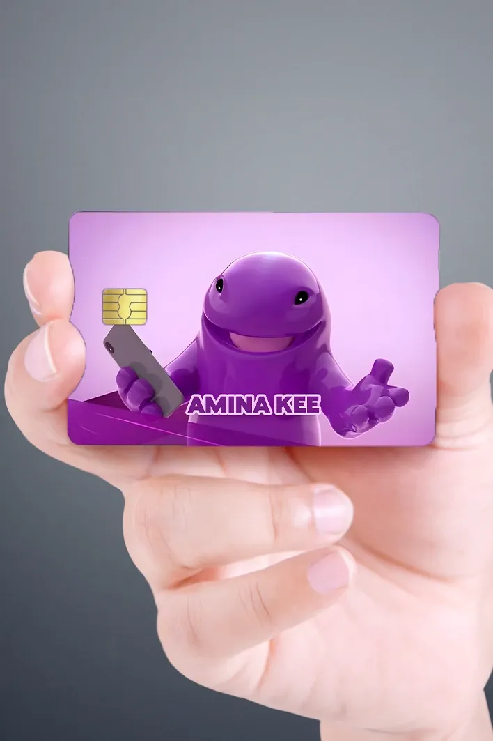 Amınake Vada Kart Kaplama Etiketi