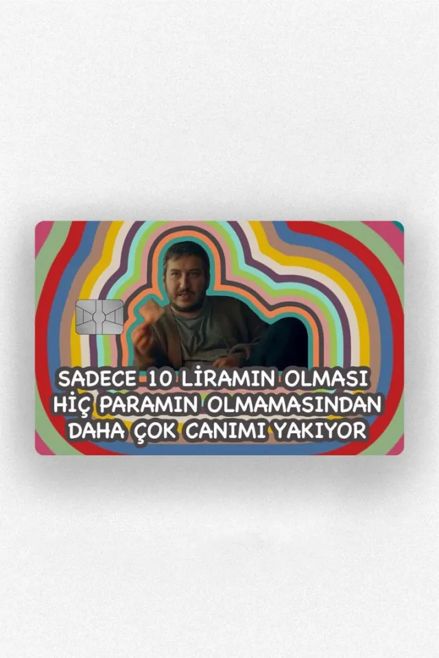 Yılmaz Sadece 10 Lira Kart Kaplama Etiketi