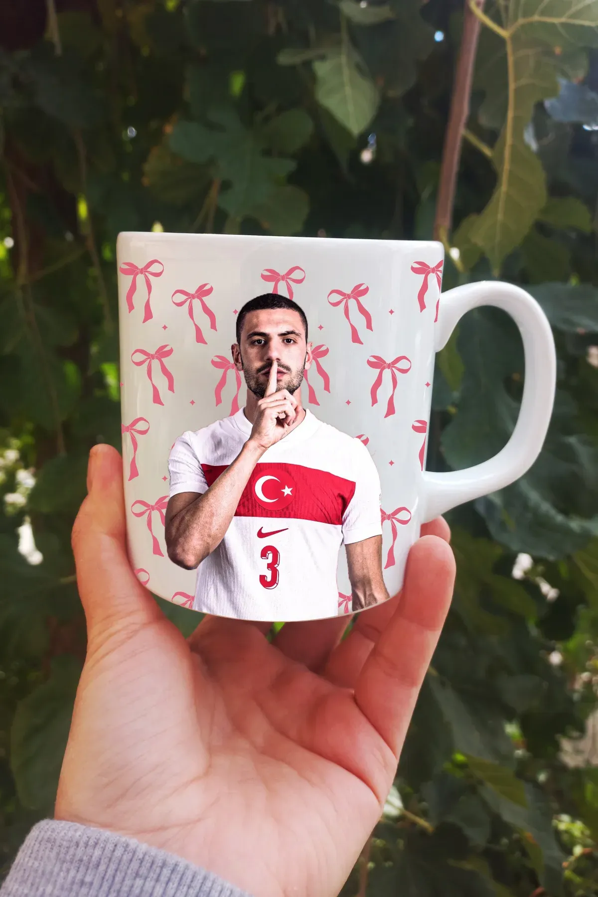 Merih Demiral Fiyonklu Milli Takım Kupa Bardak