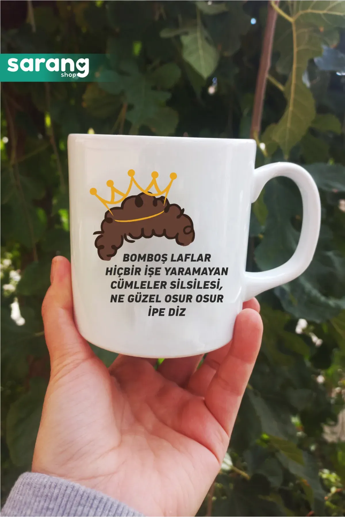 Prens Bomboş Laflar Osur Osur İpe Diz  Kupa Bardak