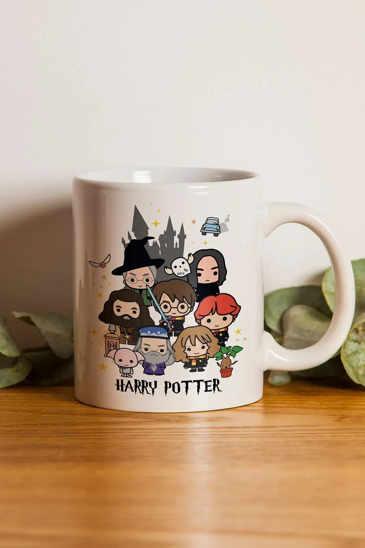 Harry Potter Hogwarts ve Tüm Karakterler Hediyelik Kupa Bardak