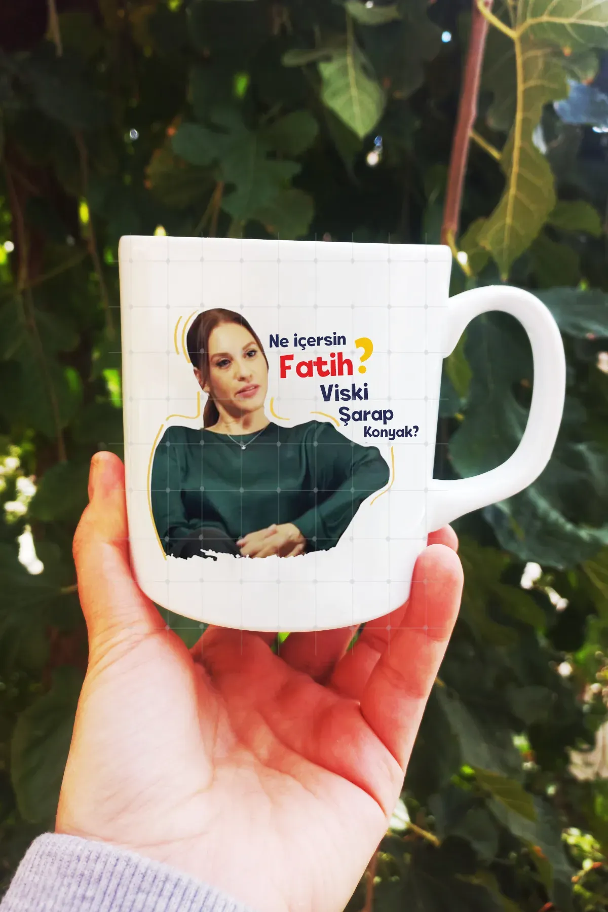 Kıvılcım Ne İçersin Fatih Viski Şarap Konyak - Kızılcık Şerbeti Kupa Bardak