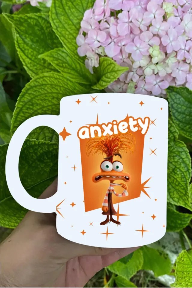 Anksiyete - Anxiety Ters Yüz Film Baskılı Kupa Bardak