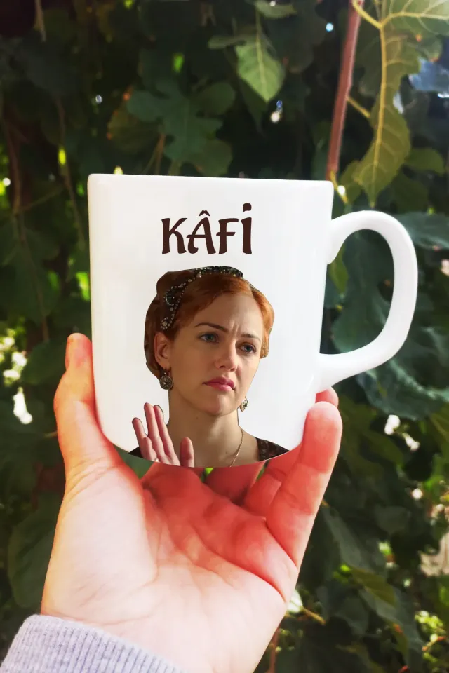 Kafi Hürrem Sultan Baskılı Kupa Bardak