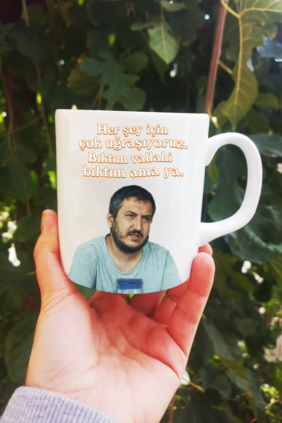 Herşey İçin Çok Uğraşıyoruz Gibi Yılmaz Kupa Bardak