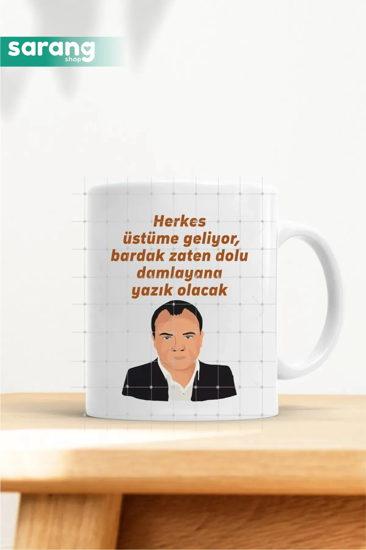 Damlayana Yazık Olacak Kurtlar Vadisi Çakır Kupa Bardak