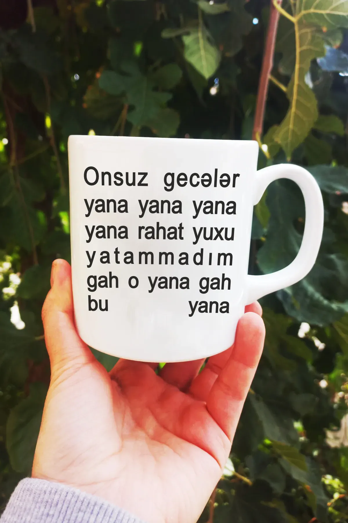 Onsuz Geceler Yana Yana Yana Kupa Bardak