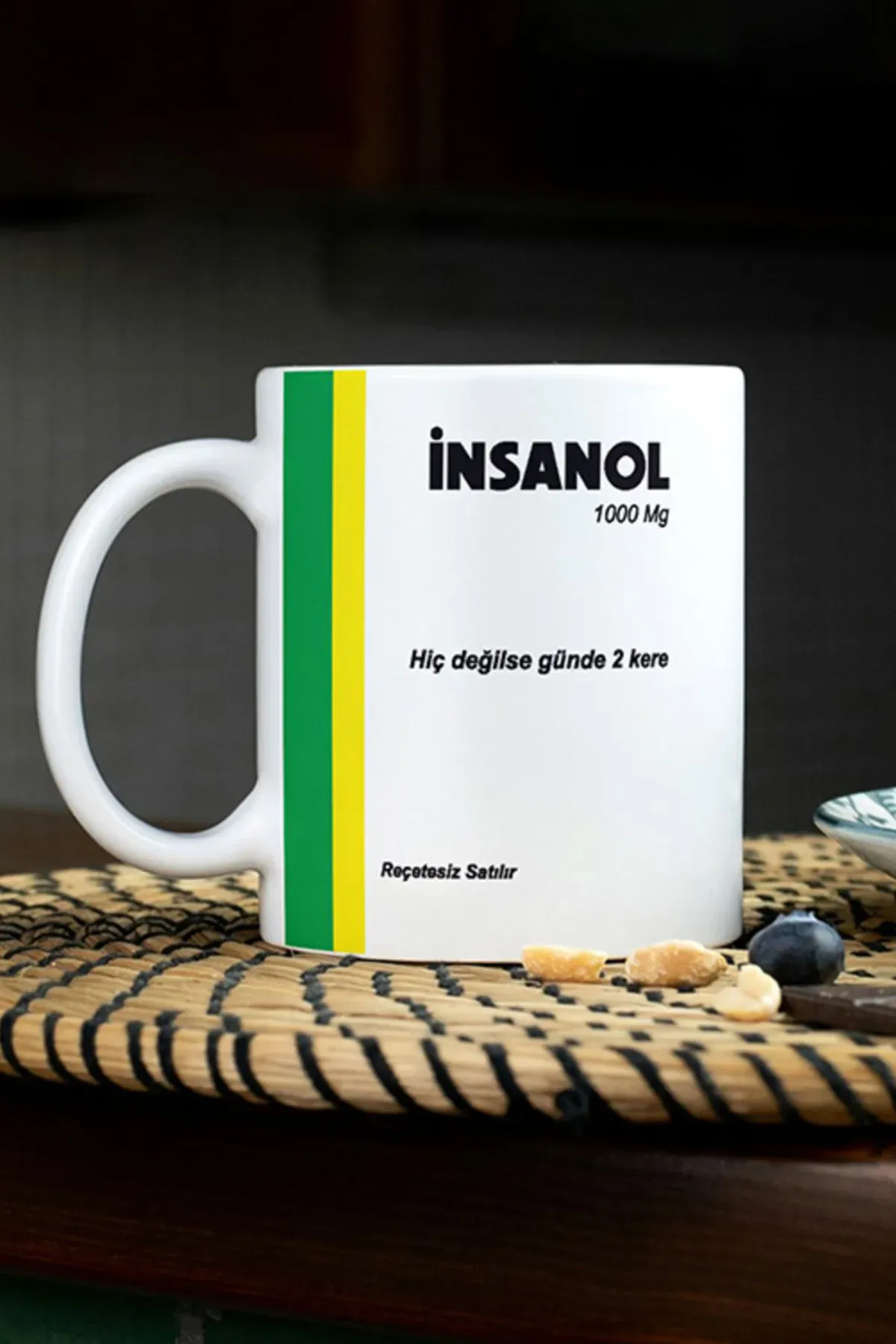 İnsanol İlaç Baskılı Kupa Bardak