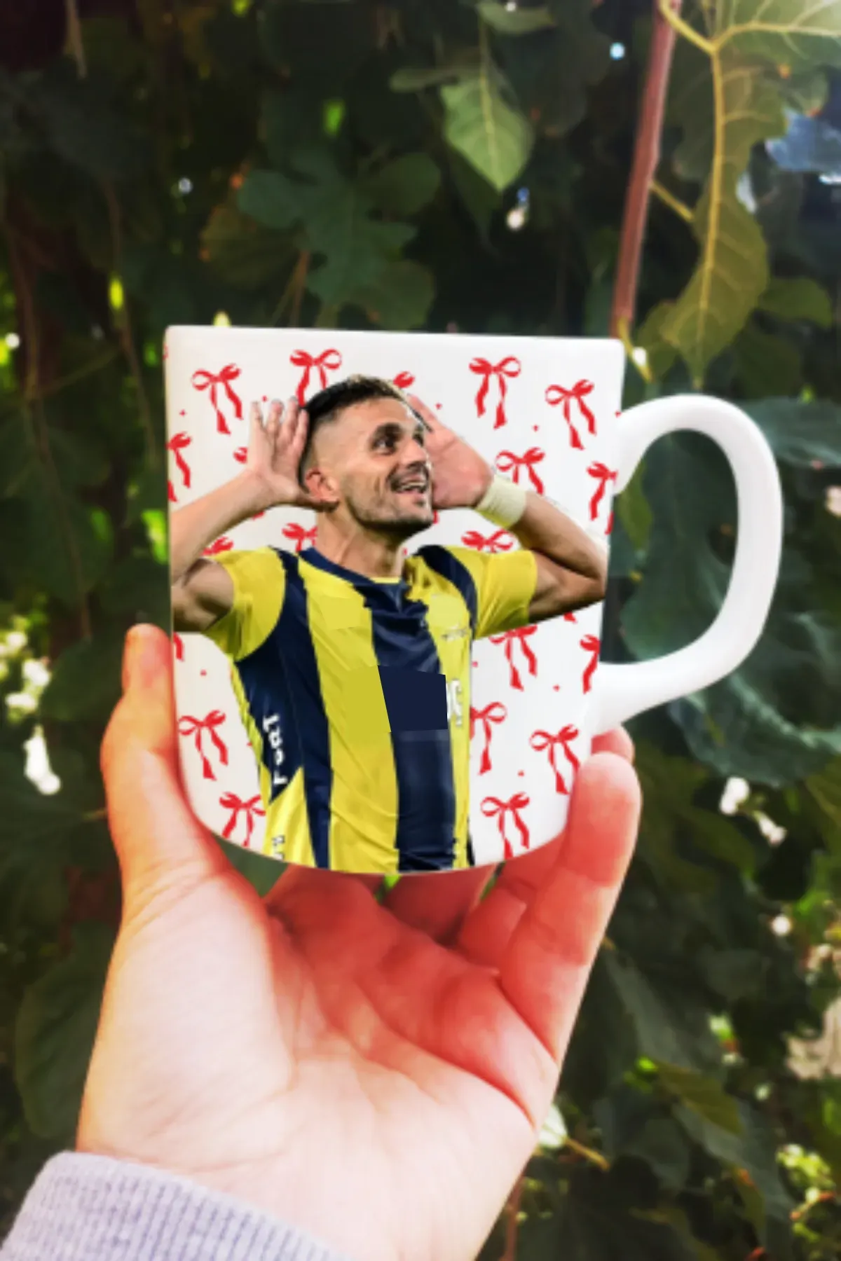Dusan Tadic Fiyonklu Baskılı Kupa Bardak