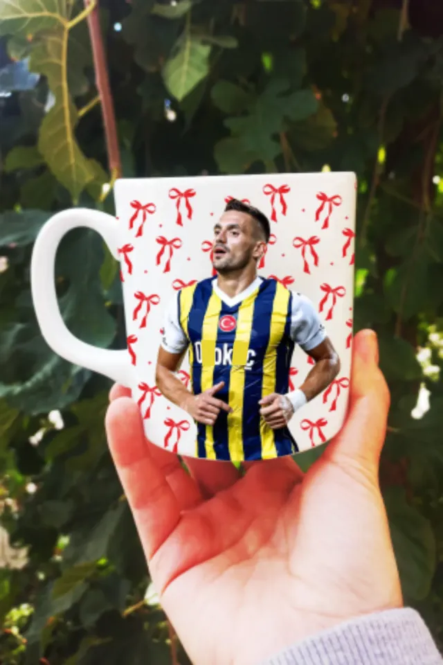Dusan Tadic Fiyonklu Baskılı Kupa Bardak