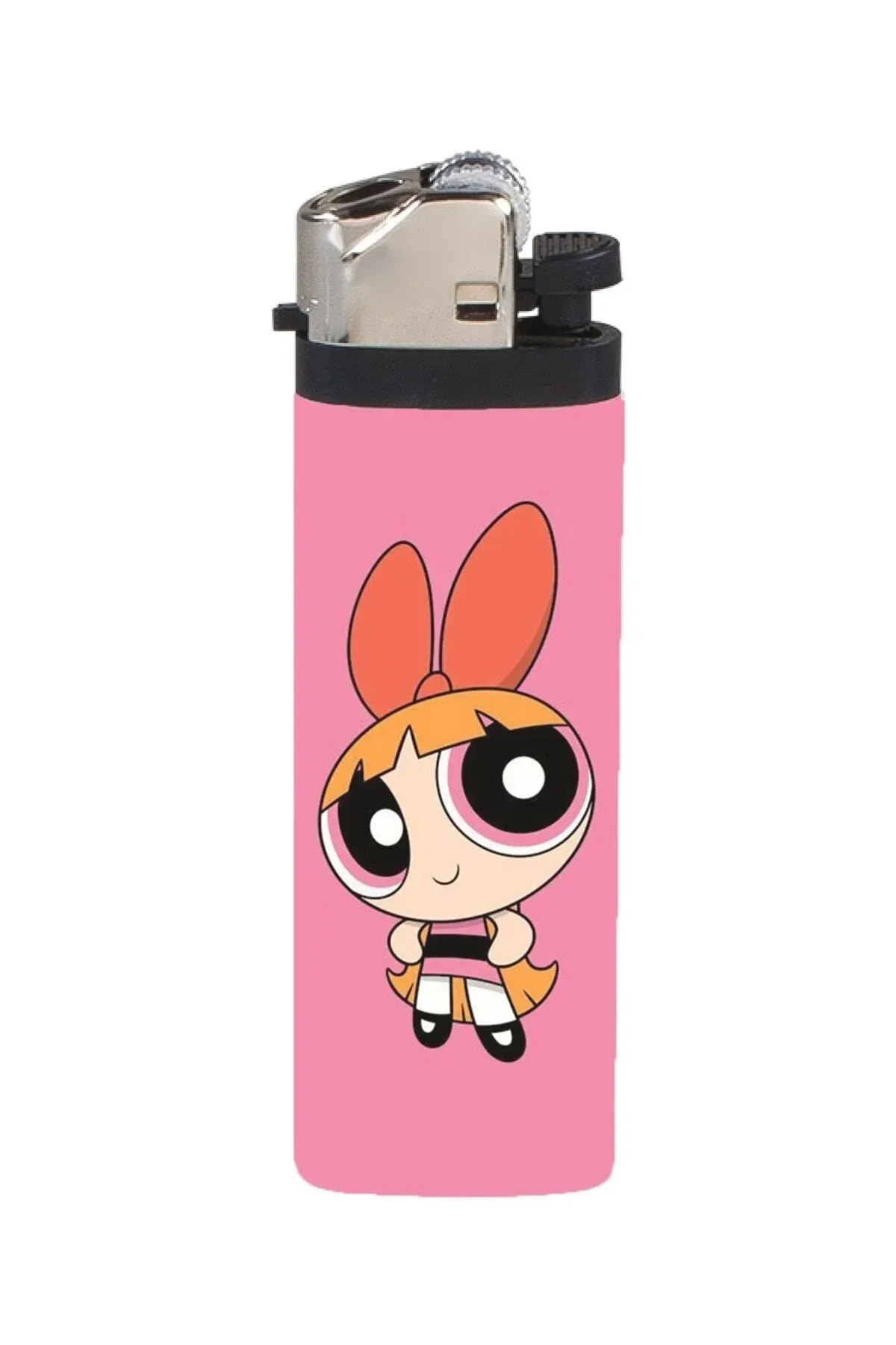 Pembe Powerpuff Girls Blossom Full Kaplamalı Çakmak