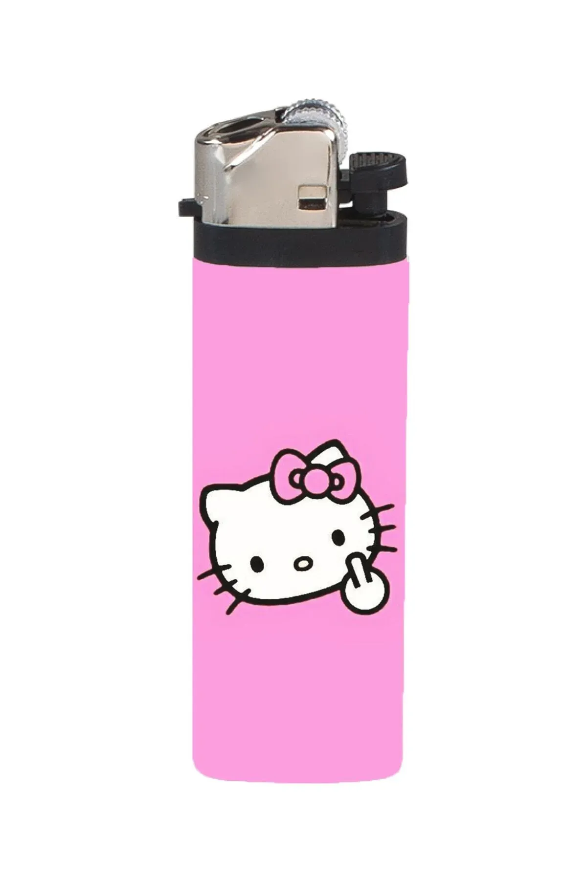 Orta Parmak Hello Kitty Full Kaplamalı Çakmak