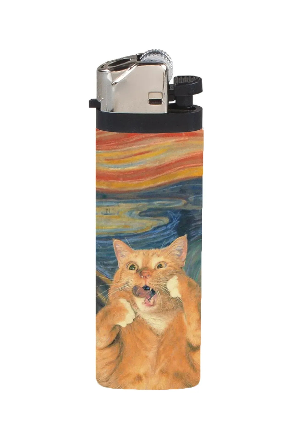 Çığlık Kedi Full Kaplamalı Çakmak
