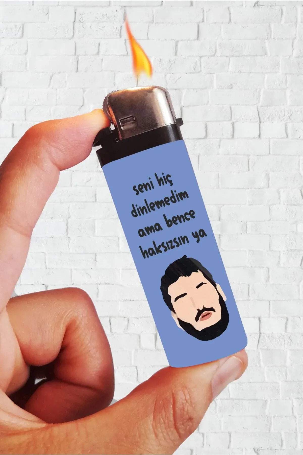 Seni Hiç Dinlemedim Gibi Yılmaz Full Kaplamalı Çakmak