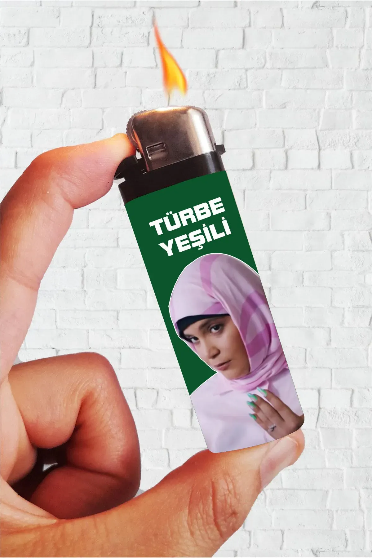 Nilay Türbe Yeşili Kızılcık Şerbeti  Full Kaplamalı Çakmak