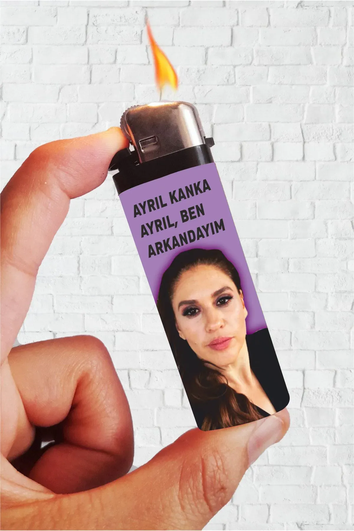 Kıvılcım Ayrıl Kanka Kızılcık Şerbeti Full Kaplamalı Çakmak