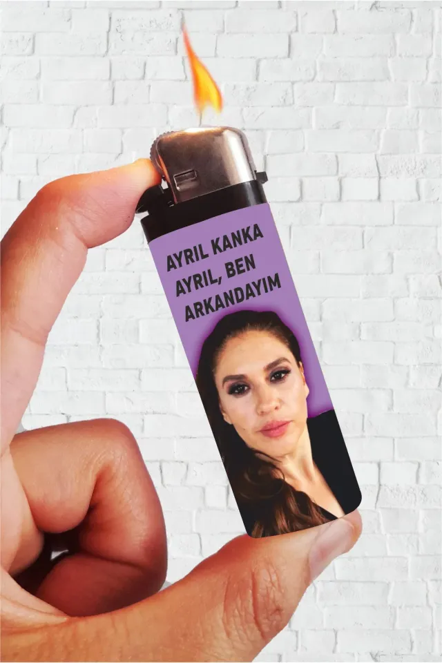 Kıvılcım Ayrıl Kanka Kızılcık Şerbeti Full Kaplamalı Çakmak