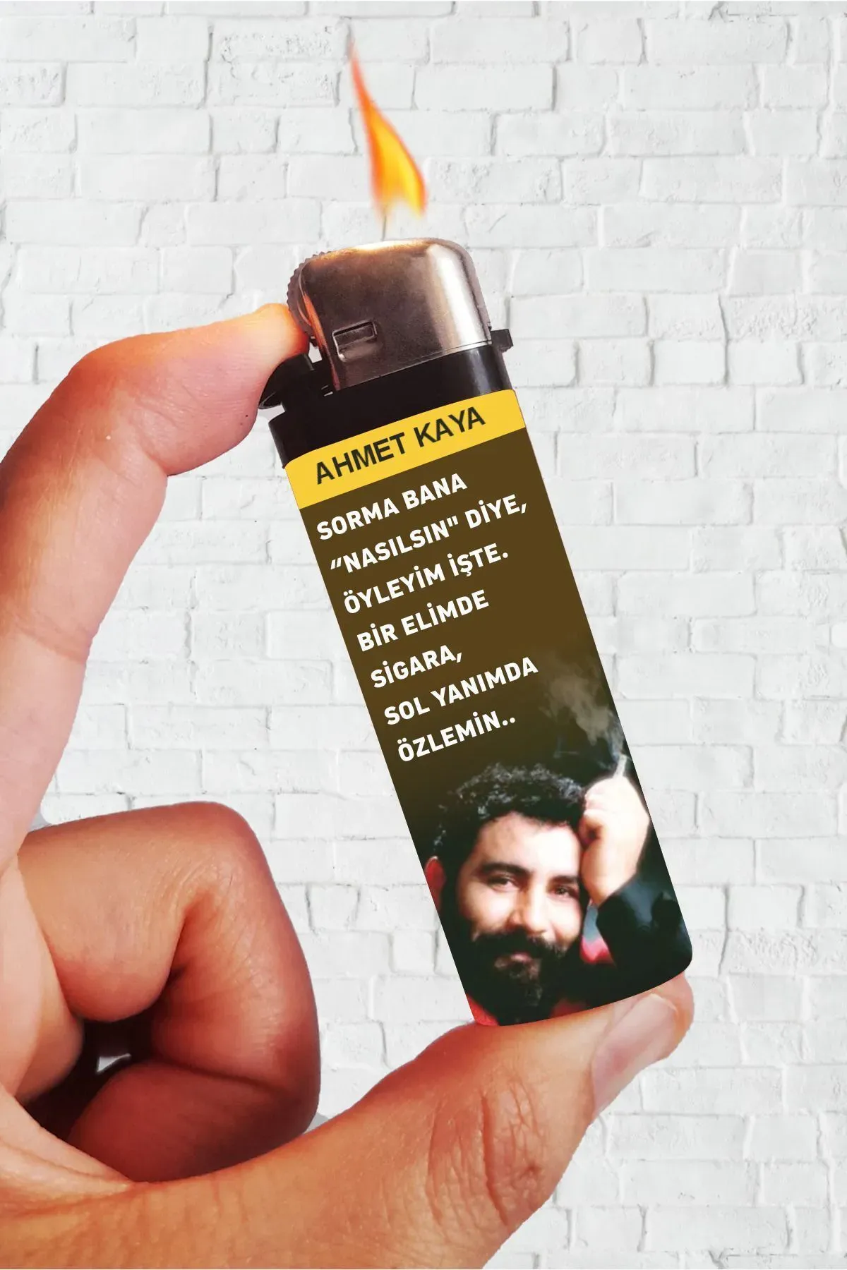 Sorma Bana Nasılsın Diye Ahmet Kaya Full Kaplamalı Çakmak