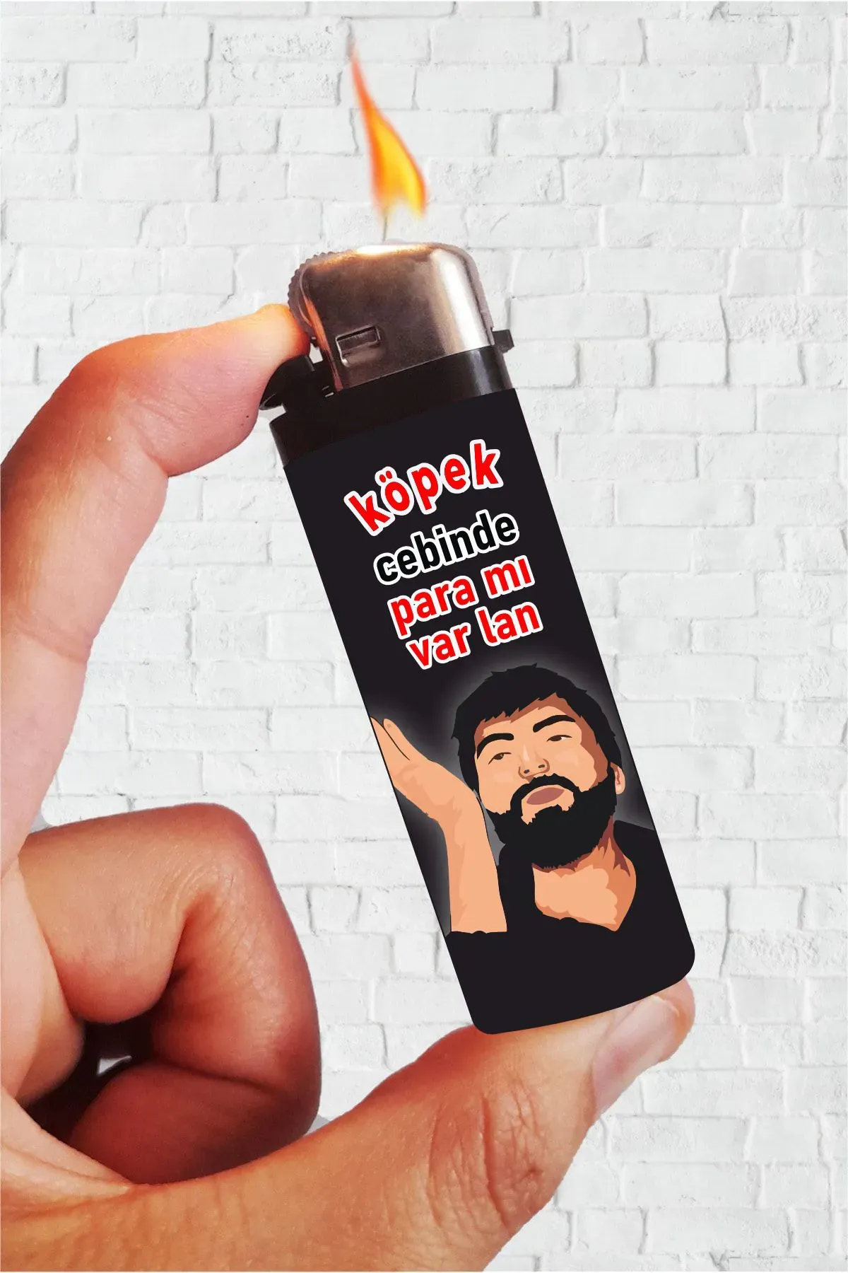 Cebinde Para Mı Var Lan Full Kaplamalı Çakmak