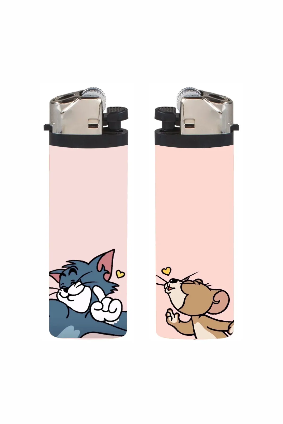 2 Adet Kiss Tom and Jerry Full Kaplamalı Çakmak