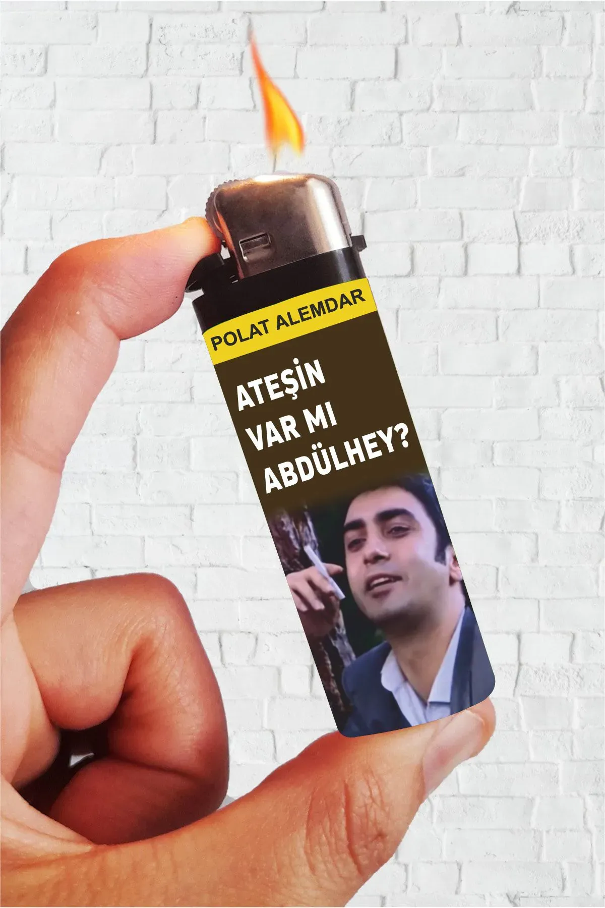 Ateşin Var mı Abdülhey Polat Alemdar KV Full Kaplamalı Çakmak