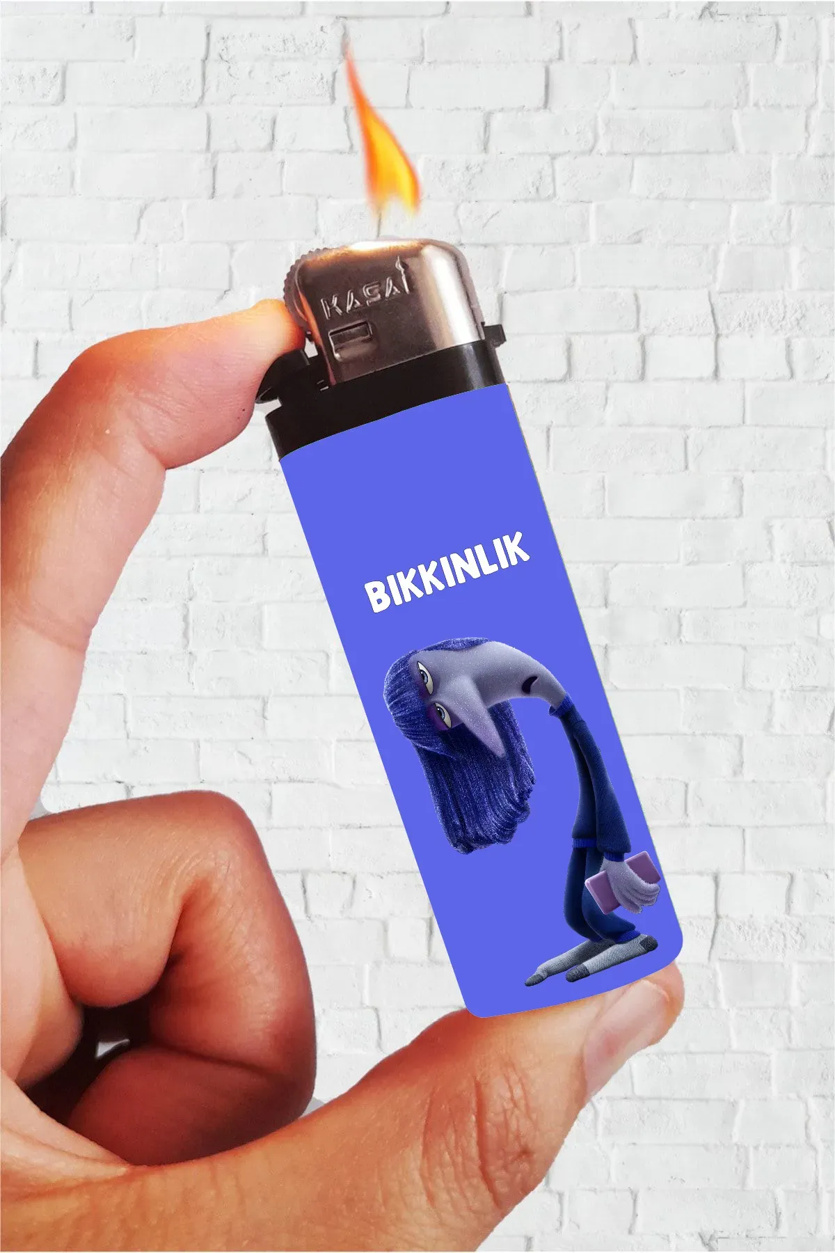Bıkkınlık Ters Yüz Full Kaplamalı Çakmak