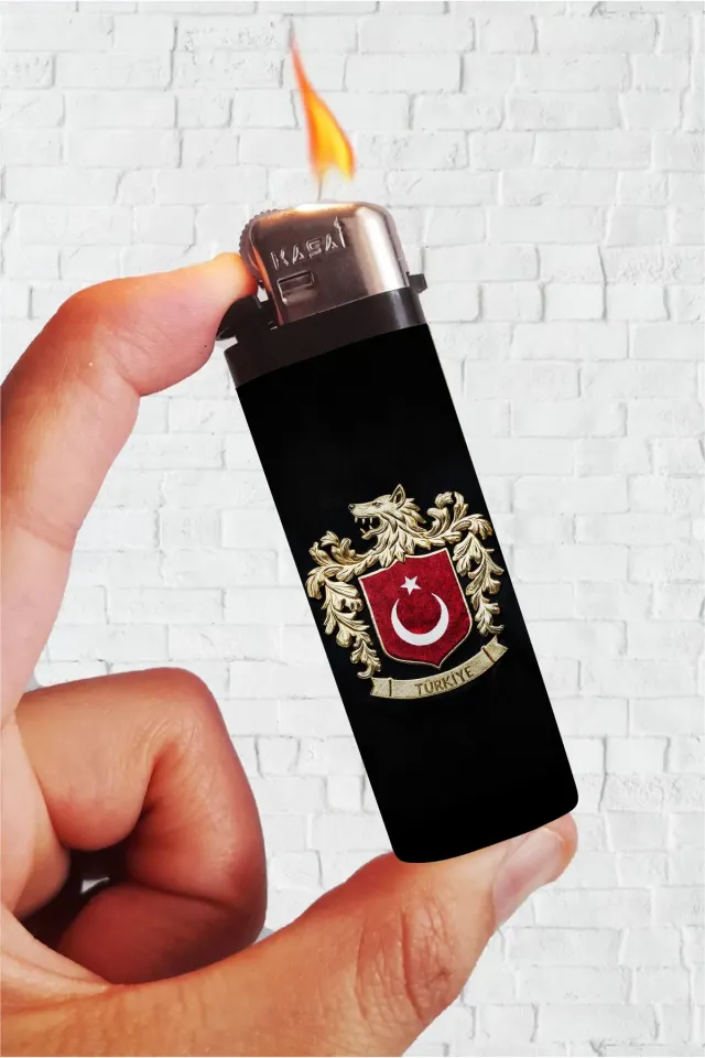 Bozkurt Logolu - Kurt Full Kaplamalı Çakmak