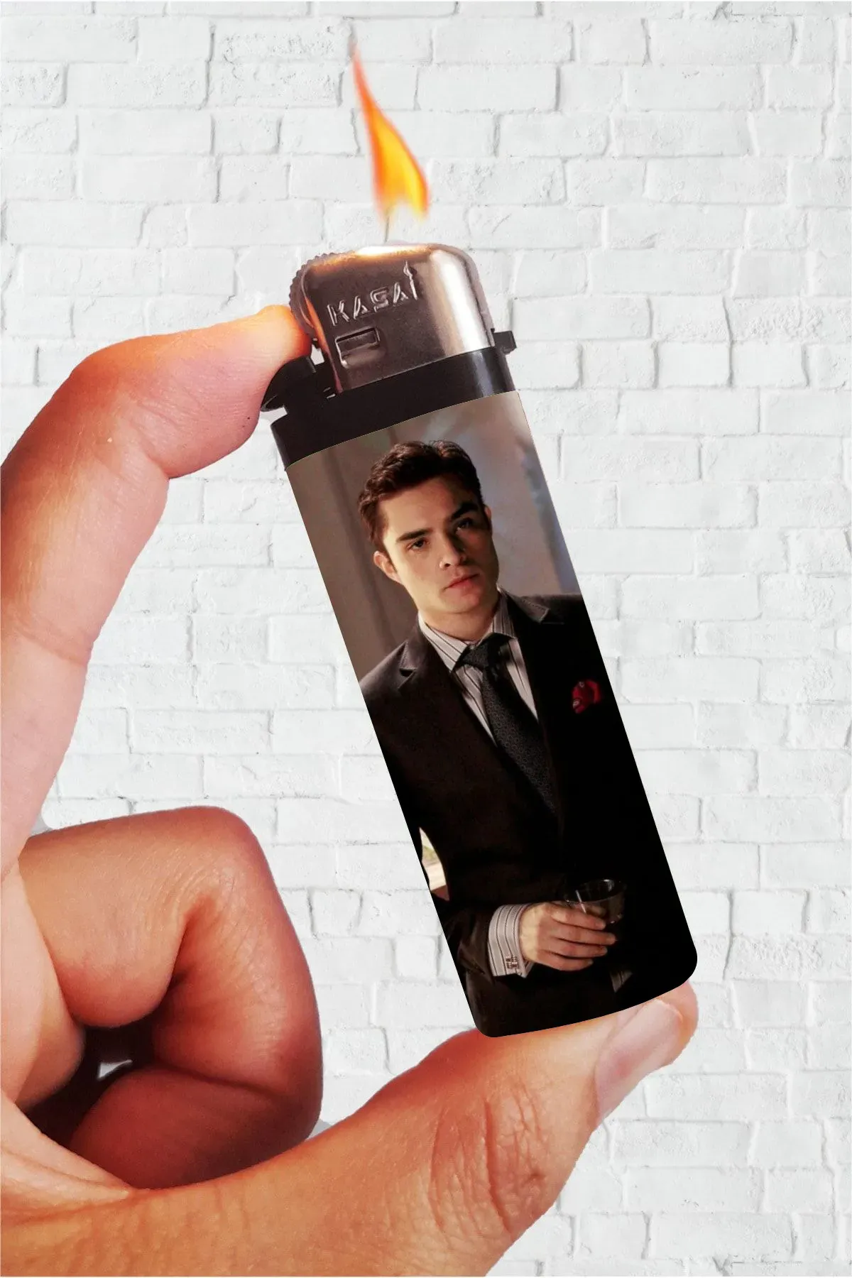 Chuck Bass Gossip Girl Kaplamalı Çakmak