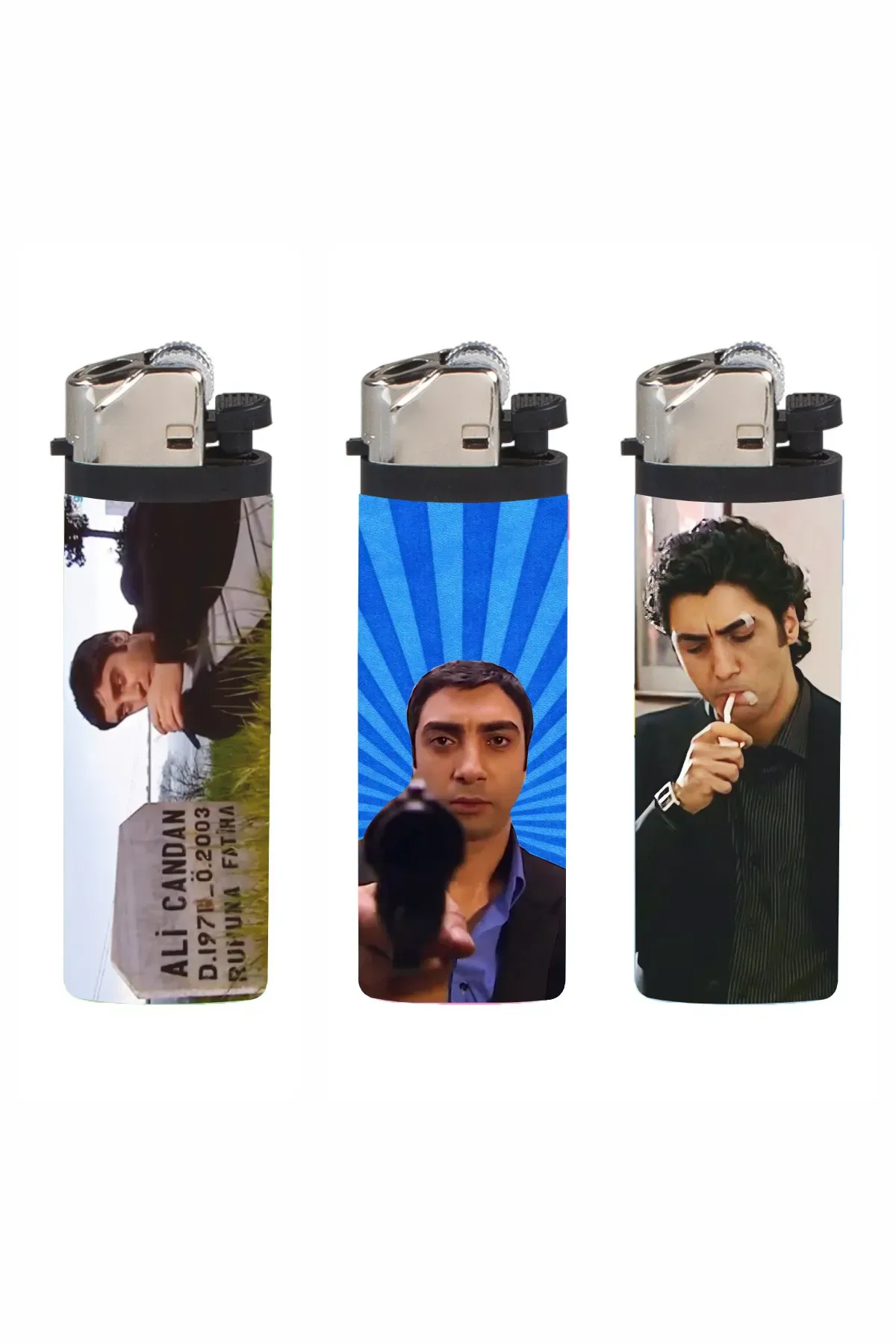 3 Adet Polat Alemdar Kurtlar Vadisi Kaplamalı Çakmak