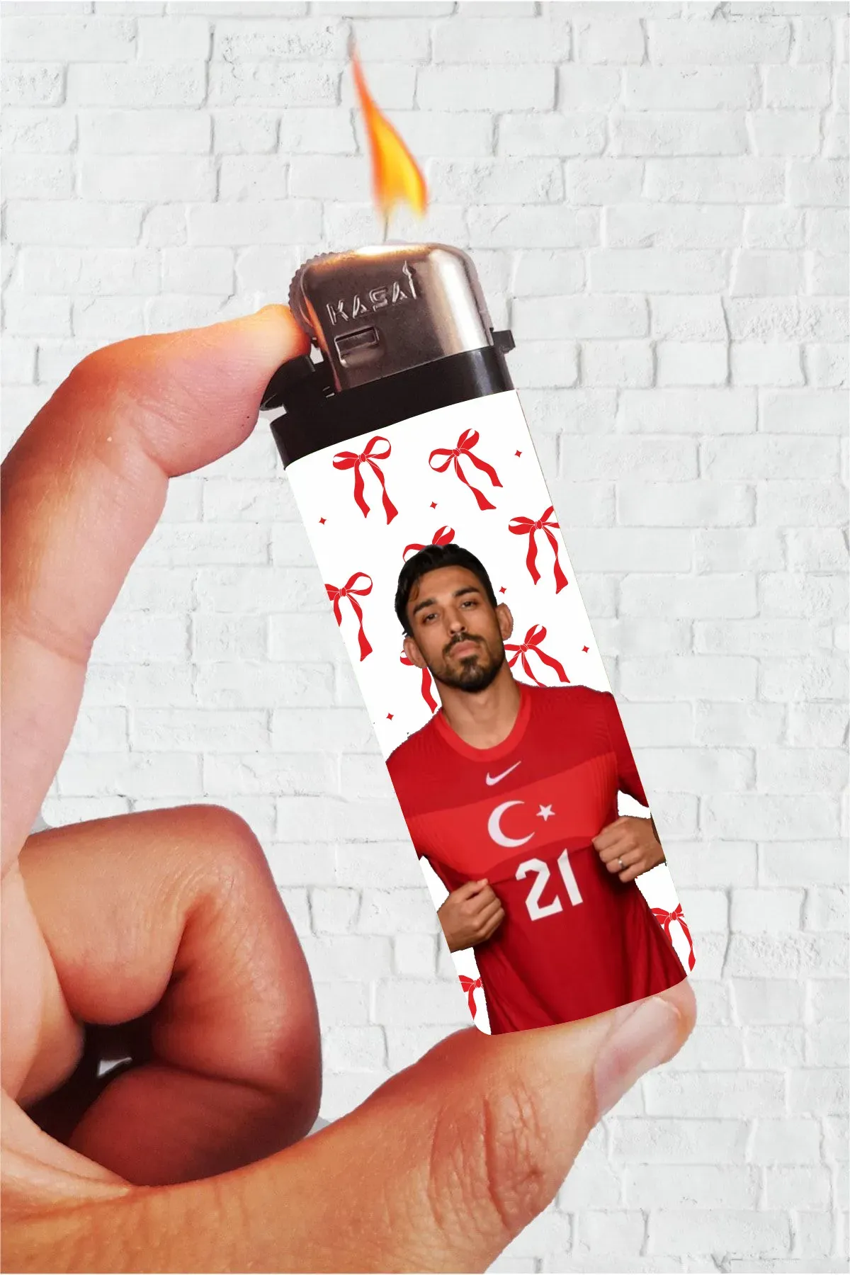 İrfan Can Kahveci Fiyonklu Full Kaplamalı Çakmak