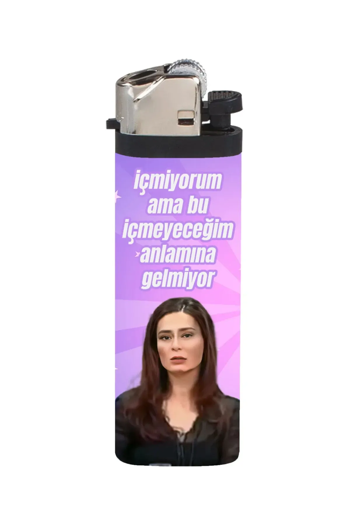 İçmiyorum Yıldız Tilbe Full Kaplamalı Çakmak