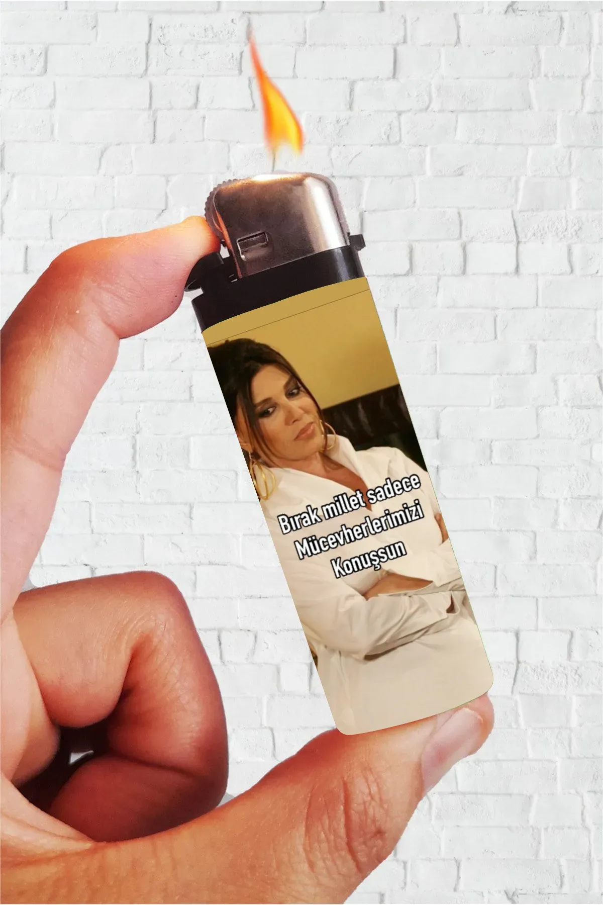 Bırak Millet Sadece Mücevherlerimizi Konuşsun Fırdevs Full Kaplamalı Çakmak