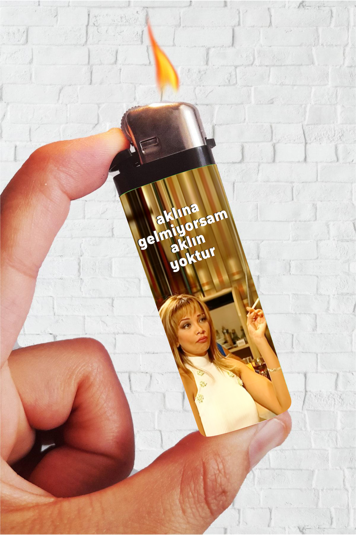 Selin Aklına Gelmiyorsam Aklın Yoktur Full Kaplamalı Çakmak
