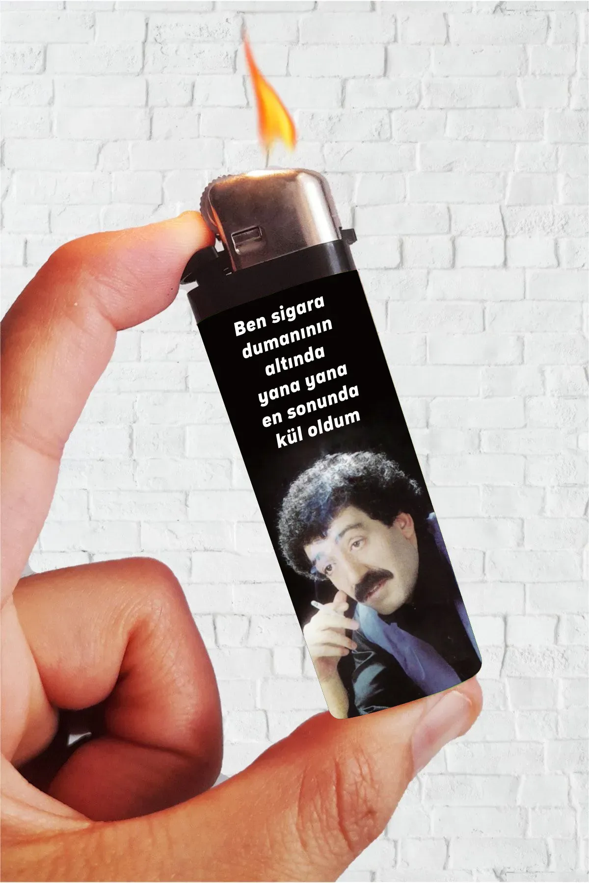 Yana Yana Kül Oldum Müslüm Baba Full Kaplamalı Çakmak