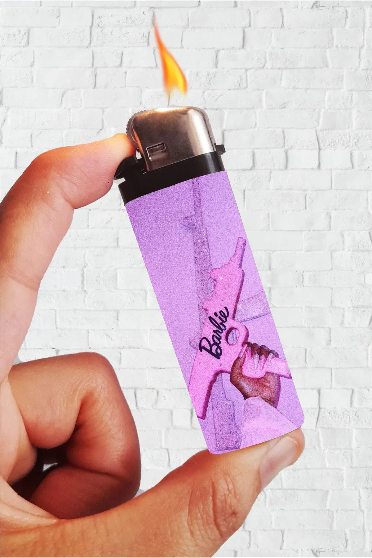 Barbi Shot Pink Full Kaplamalı Çakmak
