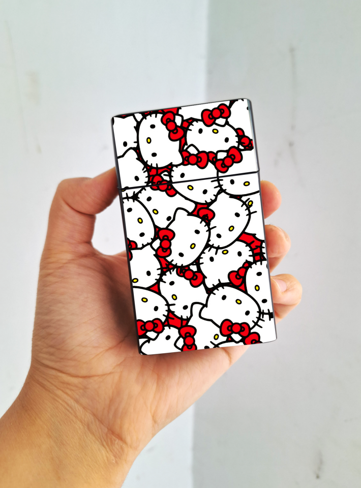 Sigara Tabakası - Kolaj Hello Kitty