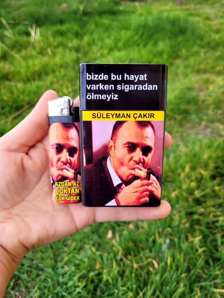 2'li Sigara Tabakası ve Çakmak  -  Çakır Kurtlar Vadisi Seti
